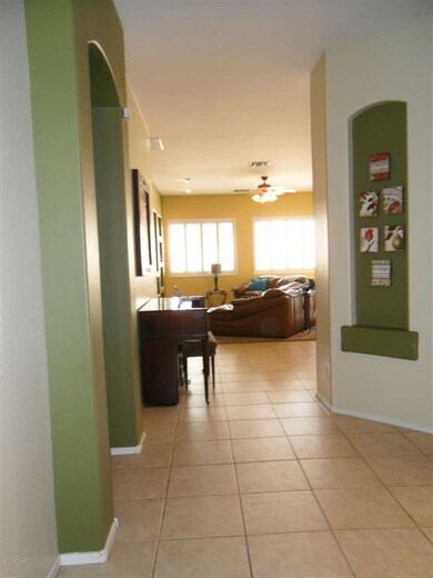 View into great room from front entrance