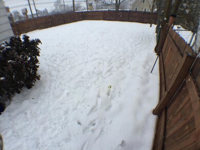 fenced yard