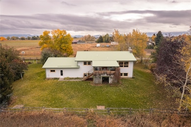 Aerial view of sparsely populated area