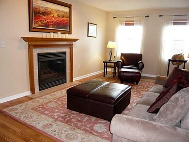 Den/Family/Great Room. Gas Fireplace...wood laminate flooring