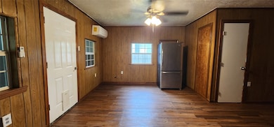 Stepping up into the dining / kitchen area.