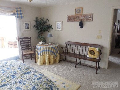 Sitting area in master bedroom.