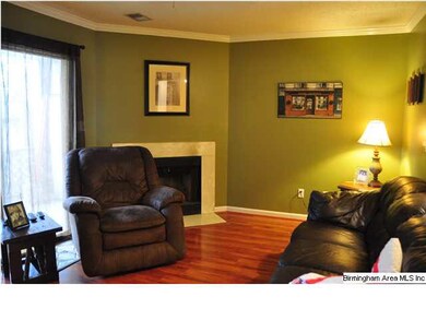 Spacious Great Room with crown moulding