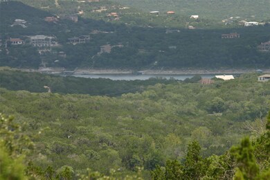 View of mountain background with a forest and a n