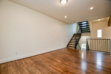 Open staircases add to the modern feel.