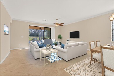 Virtually Staged Living Room.