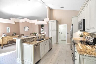 Gorgeous kitchen with stainless steel appliances, 