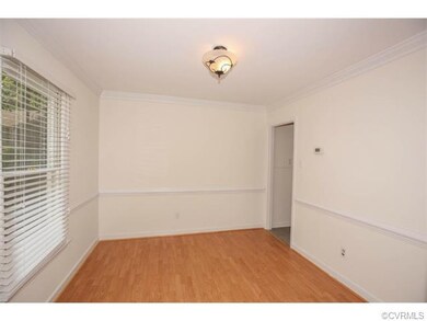 View of the dining room towards the kitchen area.