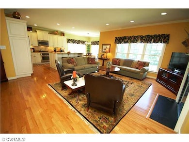 Den/Family/Great Room - Open eat-in kitchen and fa
