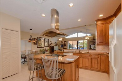 Granite Counters and Side by Side Fridge