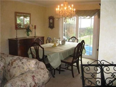 Formal Dining Room is adjacent to the living room 