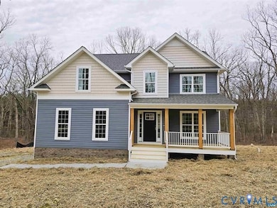 View of front of property with a porch