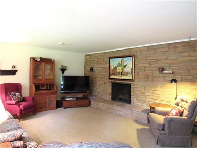 Beautiful full wall fireplace