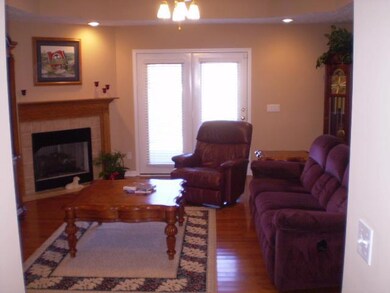 Spacious Living Room with fireplace and beautiful Hardwood floors