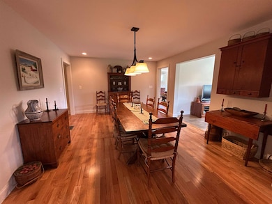 Open concept dining area