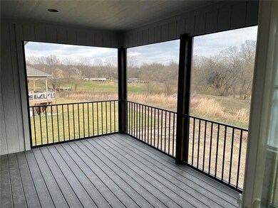 Screened in deck