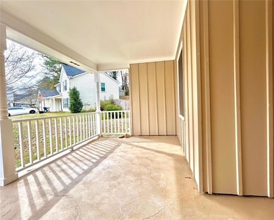 Balcony featuring a porch
