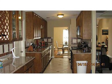 Kitchen. Lovely Galley Kitchen With Granite Counte