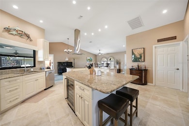 Granite countertops, stainless appliances