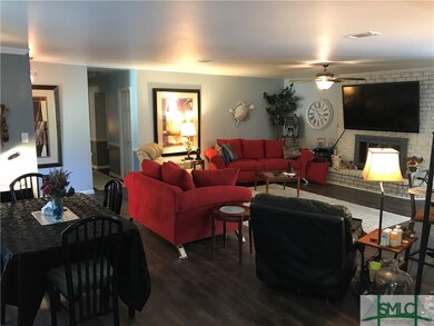 Spread out in the cavernous great room with raised