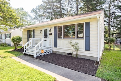 Ranch-style home with crawl space