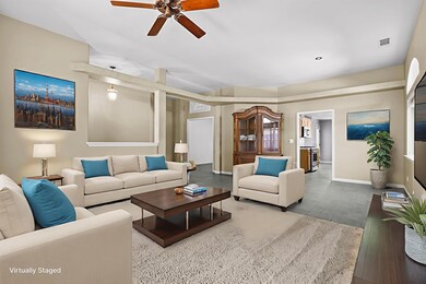 Virtually Staged Living Room