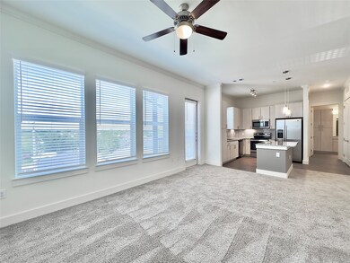 Large living room with lots of windows