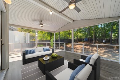Virtually Staged Sunroom