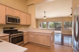 Kitchen into Living Room