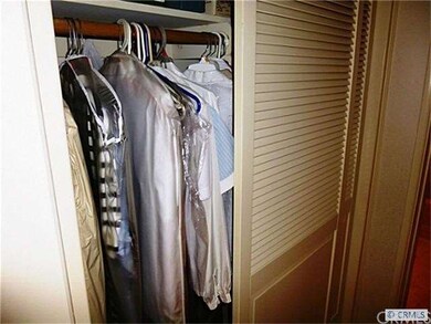 One of two closets in the Master Bedroom