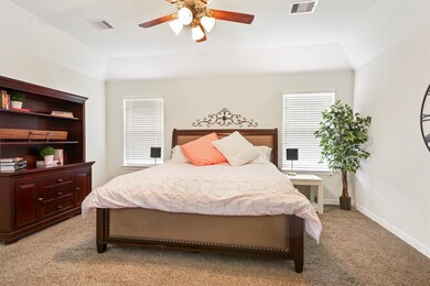 Down home comfort-lovely master suite large enough for your queen/king size furniture.