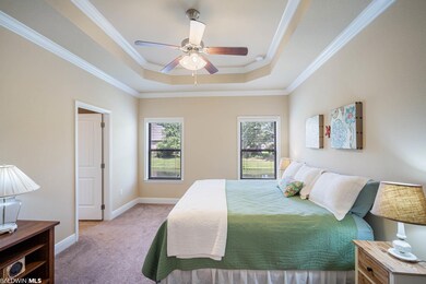 Double trey ceiling + great view of pond