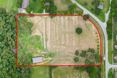 Aerial view 2 - with old property lines
