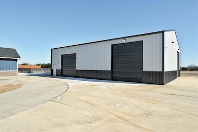 View of pole building
