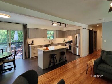 Kitchen and living room
