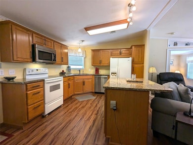 High counters in this well-designed kitchen