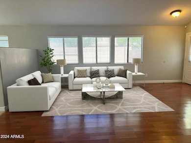 Virtually Staged Living room