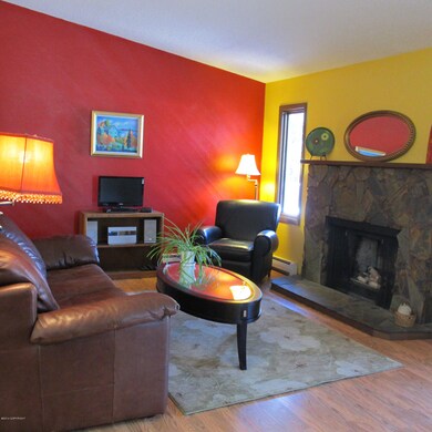 Living Room with Fireplace view