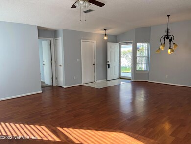 Entry and dining area