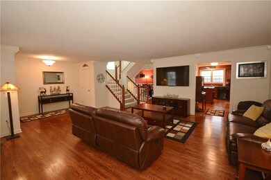 Living Room open to Kitchen and Dining Room