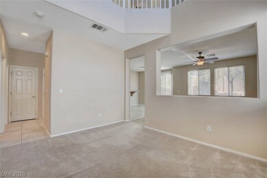Step down into the form living room with cathedral