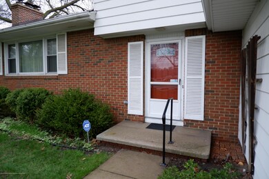 Railing at front door