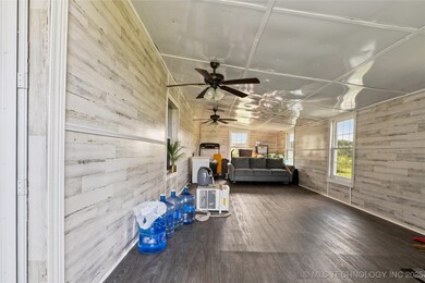 Gleaming flooring, relaxing porch