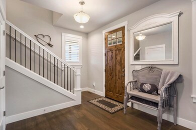Enter thru 8 ft Knotty Alder door