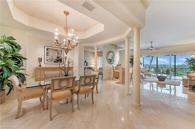 Expansive dining and living areas with awesome vie