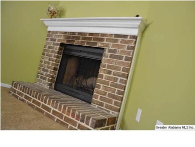 Love this beautiful brick fireplace!!!