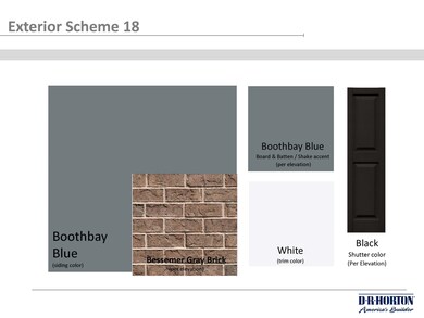Exterior Color Scheme Graphic.