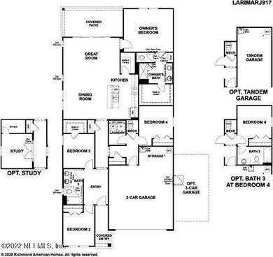 Larimar K floorplan