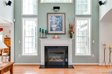 Family Room with amble windows for natural light