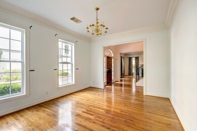 Right of the front door is your formal dining room